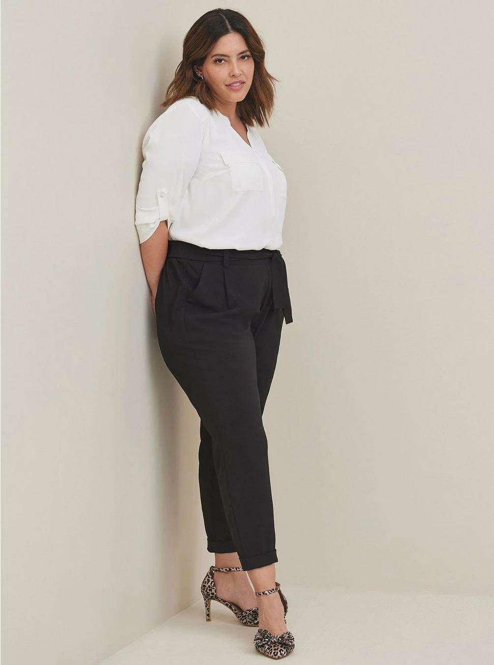 TORRID Harper Georgette Pullover 3/4 Sleeve Blouse - Image 2