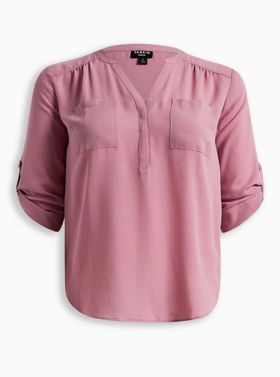 TORRID Harper Georgette Pullover 3/4 Sleeve Blouse - Image 5