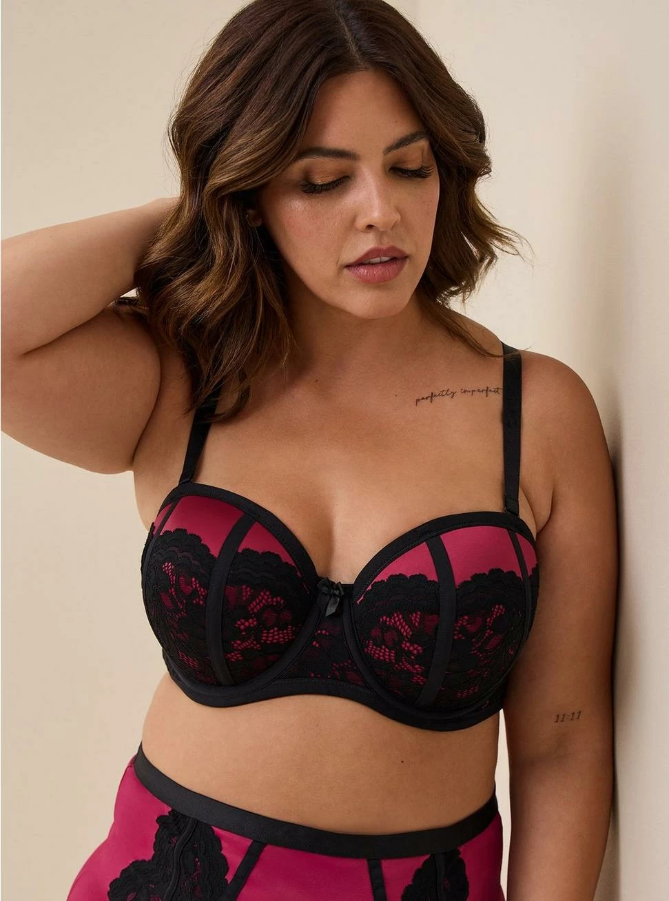 TORRID Strapless Push-Up Shine Strappy Straight Back Bra - Image 5