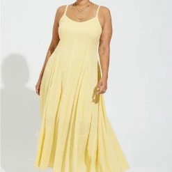 TORRID Maxi Cotton Textured Trapeze Dress