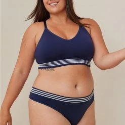 TORRID Seamless Smooth Mid-Rise Thong Sporty Panty