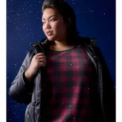 TORRID Classic Fit Cozy Fleece Crew Neck Raglan Tunic Sweatshirt