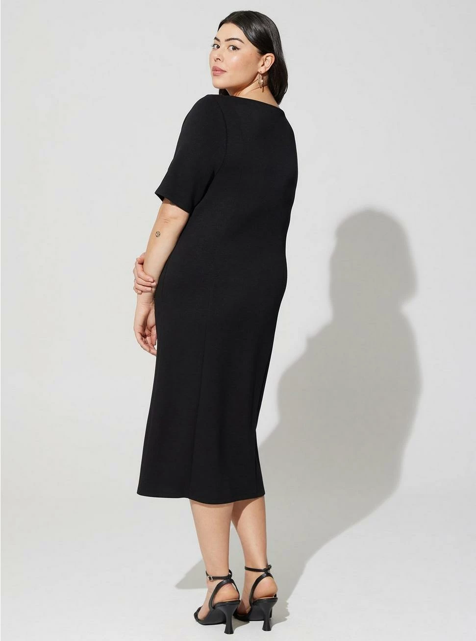 TORRID Midi Studio Cupro Bodycon Dress - Image 3