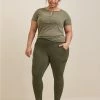 HAPPYCAMPER Happy Camper Performance Core Full Length Active Legging With Cargo Pocket
