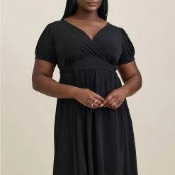 TORRID Mini Studio Knit Surplice Dress
