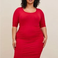 TORRID Mini Super Soft Elbow Sleeve Bodycon Dress