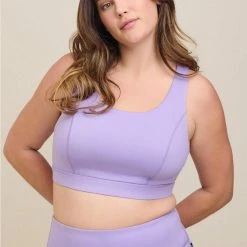 HAPPYCAMPER Happy Camper Low-Impact Wireless Strappy Back Active Sports Bra