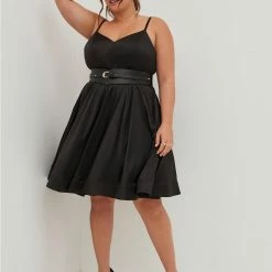 TORRID Mini Satin Skater Dress