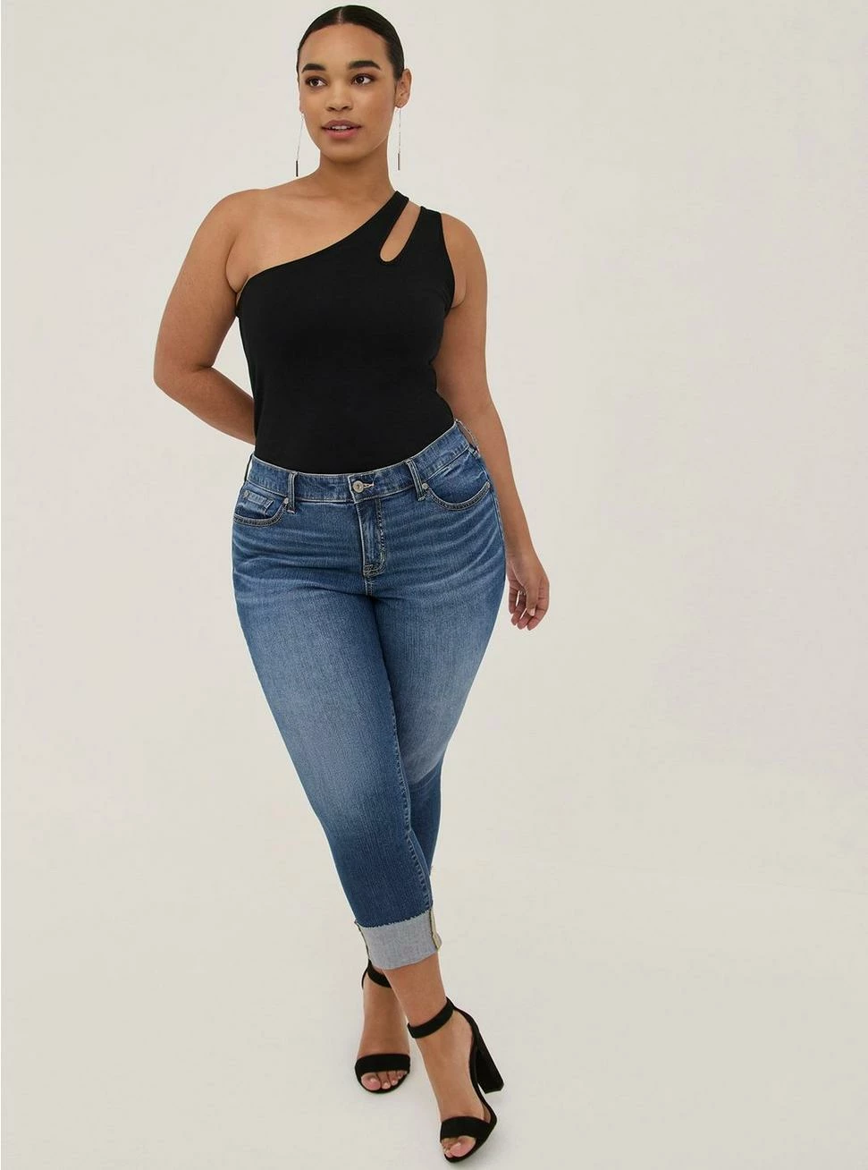 TORRID Foxy One Shoulder Cutout Top - Image 4