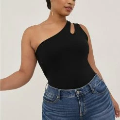 TORRID Foxy One Shoulder Cutout Top
