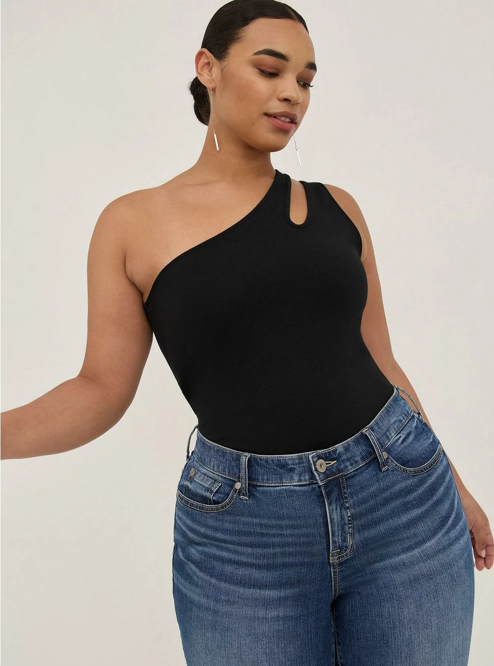 TORRID Foxy One Shoulder Cutout Top