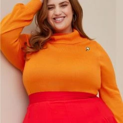 TORRID Scooby Doo Velma Turtleneck Pullover Sweater