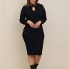 TORRID At The Knee Sweater Gromet Dress