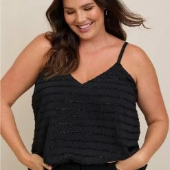 TORRID Sophie Lurex Chiffon Swing Cami