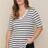 TORRID Favorite Tunic Super Soft V-Neck Side Slit Tee