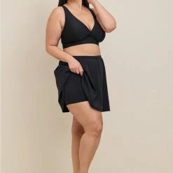 TORRID Swim Skirt With Pocket Shorts
