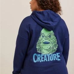 TORRID Universal Monsters Classic Fit Cozy Fleece Button Front Hoodie