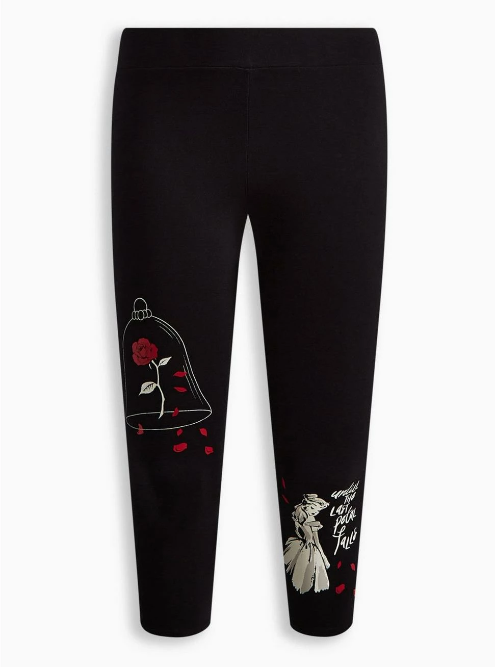 TORRID Disney Beauty And The Beast Crop Signature Waistband Premium Legging - Image 3