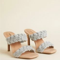 TORRID Woven Embellished Heel Sandal (WW)