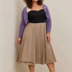 TORRID Disney Sleeping Beauty Swing Stretch Poplin Midi Dress