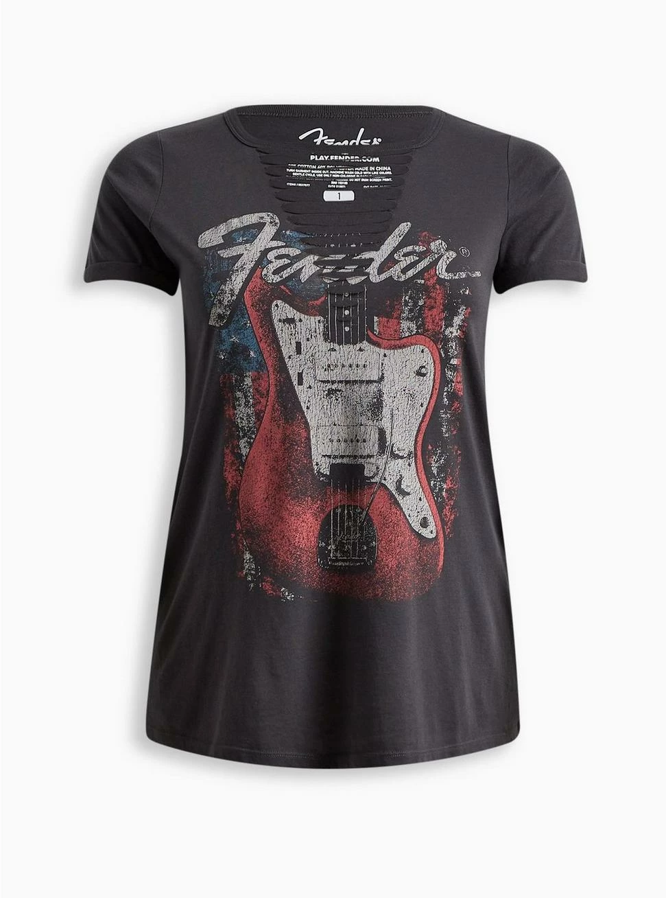 Null Fender Classic Fit Cotton Slash Tee - Image 5