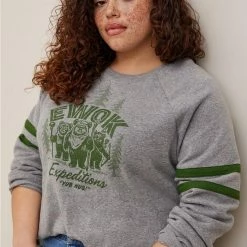 TORRID Lucas Star Wars Ewok Classic Fit Cozy Fleece Crew Neck Sweatshirt
