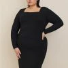 TORRID Mini Foxy Square Neck Bodycon Dress