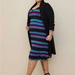 TORRID Midi Super Soft Slit Dress