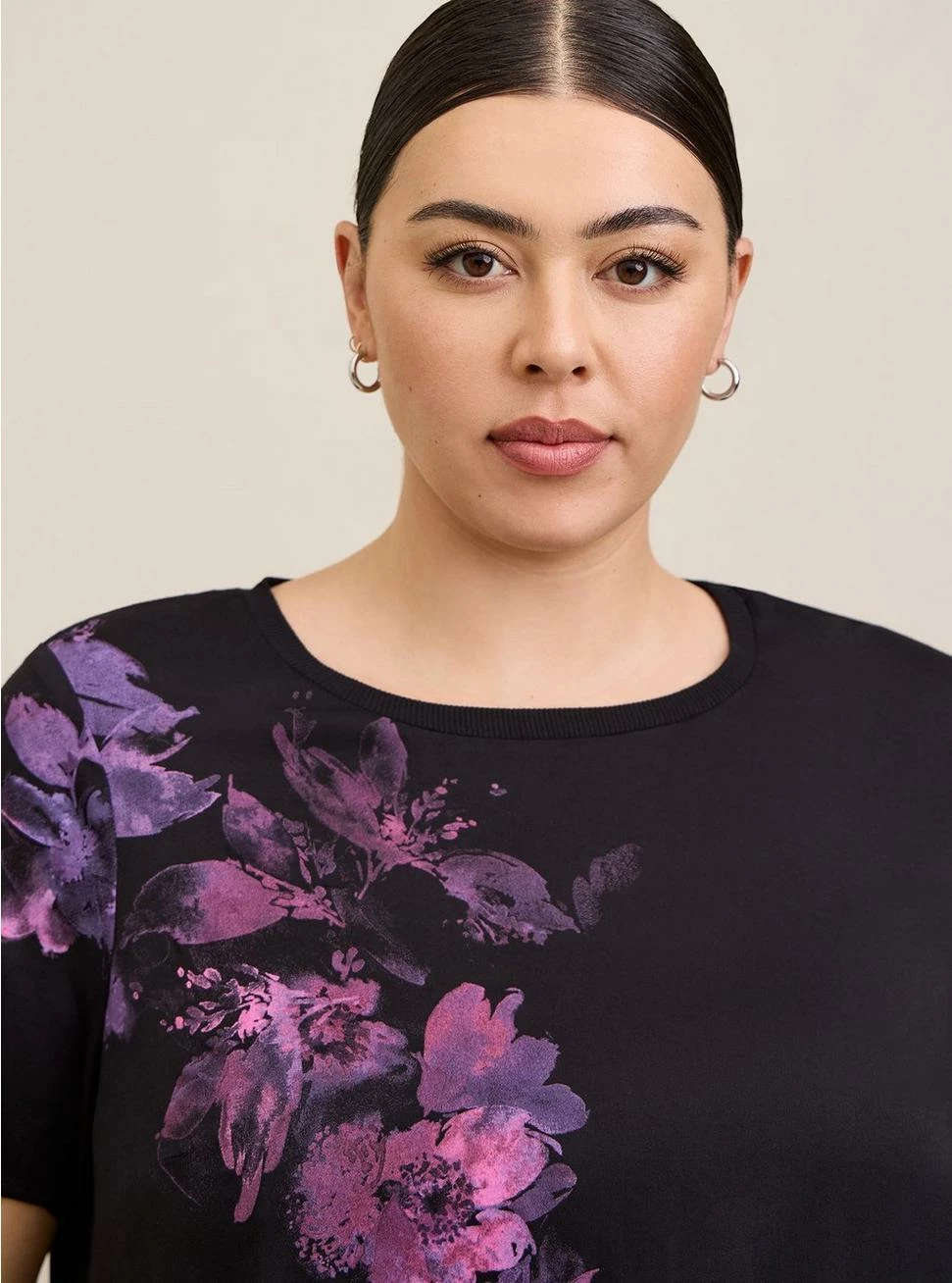 TORRID Abbey Soft Stretch Challis Top - Image 4