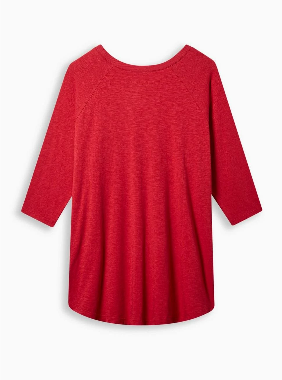 Null Love Me Classic Fit Super Soft Slub Crew Neck Elbow Sleeve Tee - Image 3