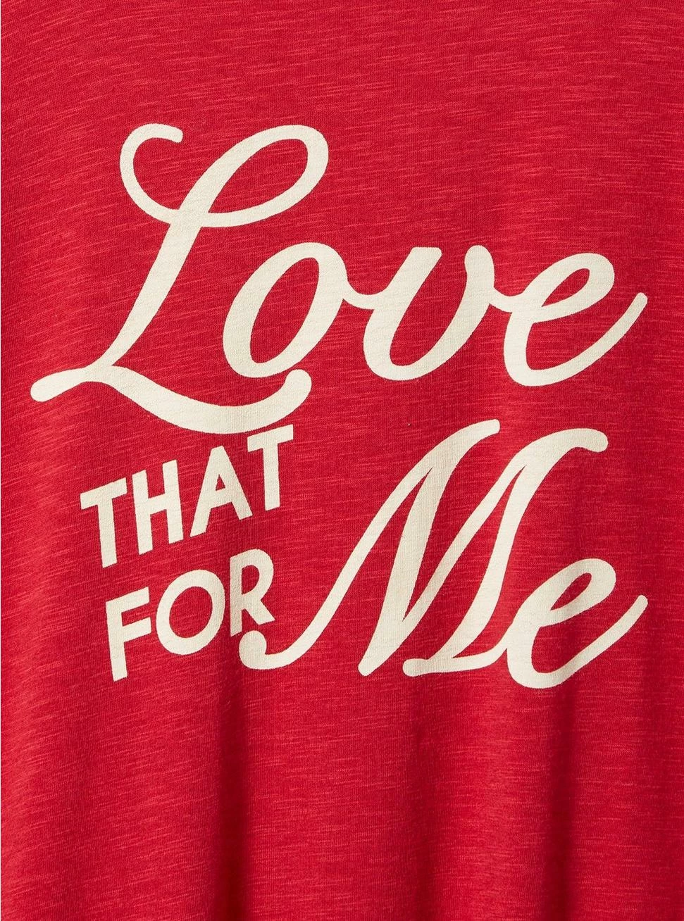 Null Love Me Classic Fit Super Soft Slub Crew Neck Elbow Sleeve Tee - Image 4