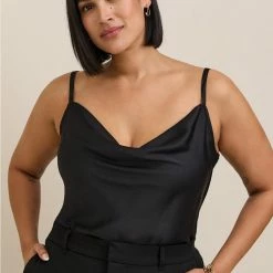 TORRID Satin Cowl Neck Cami