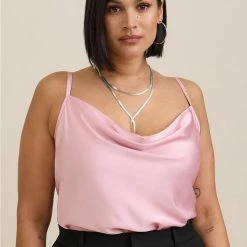 TORRID Satin Cowl Neck Cami