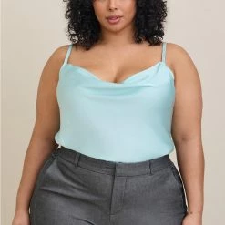 TORRID Satin Cowl Neck Cami