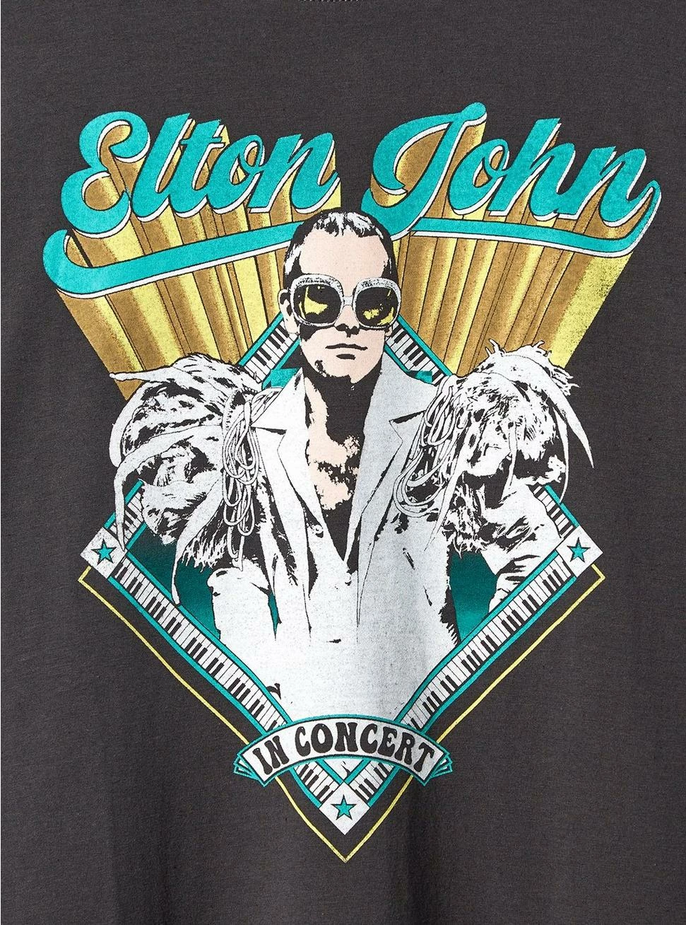 TORRID Elton John Classic Fit Cotton Crew Tee - Image 4