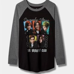 TORRID The Breakfast Club Classic Fit Long Sleeve Raglan Tee