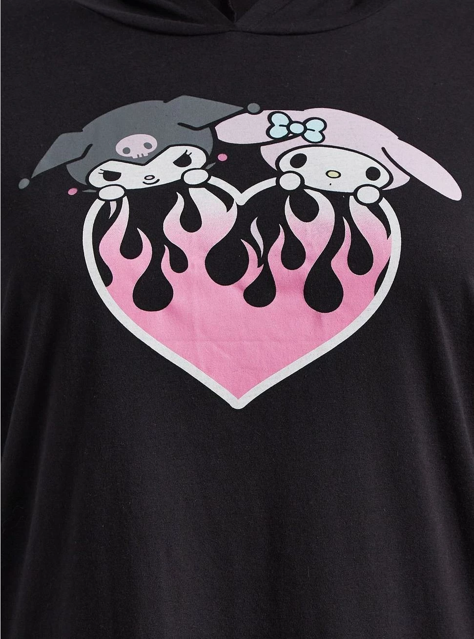 TORRID My Melody Kuromi Classic Fit Vintage Hoodie Tee - Image 4