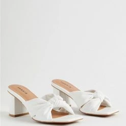 TORRID Soft Knot Square Heel Mule (WW)