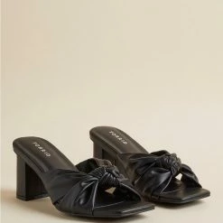 TORRID Soft Knot Square Heel Mule (WW)