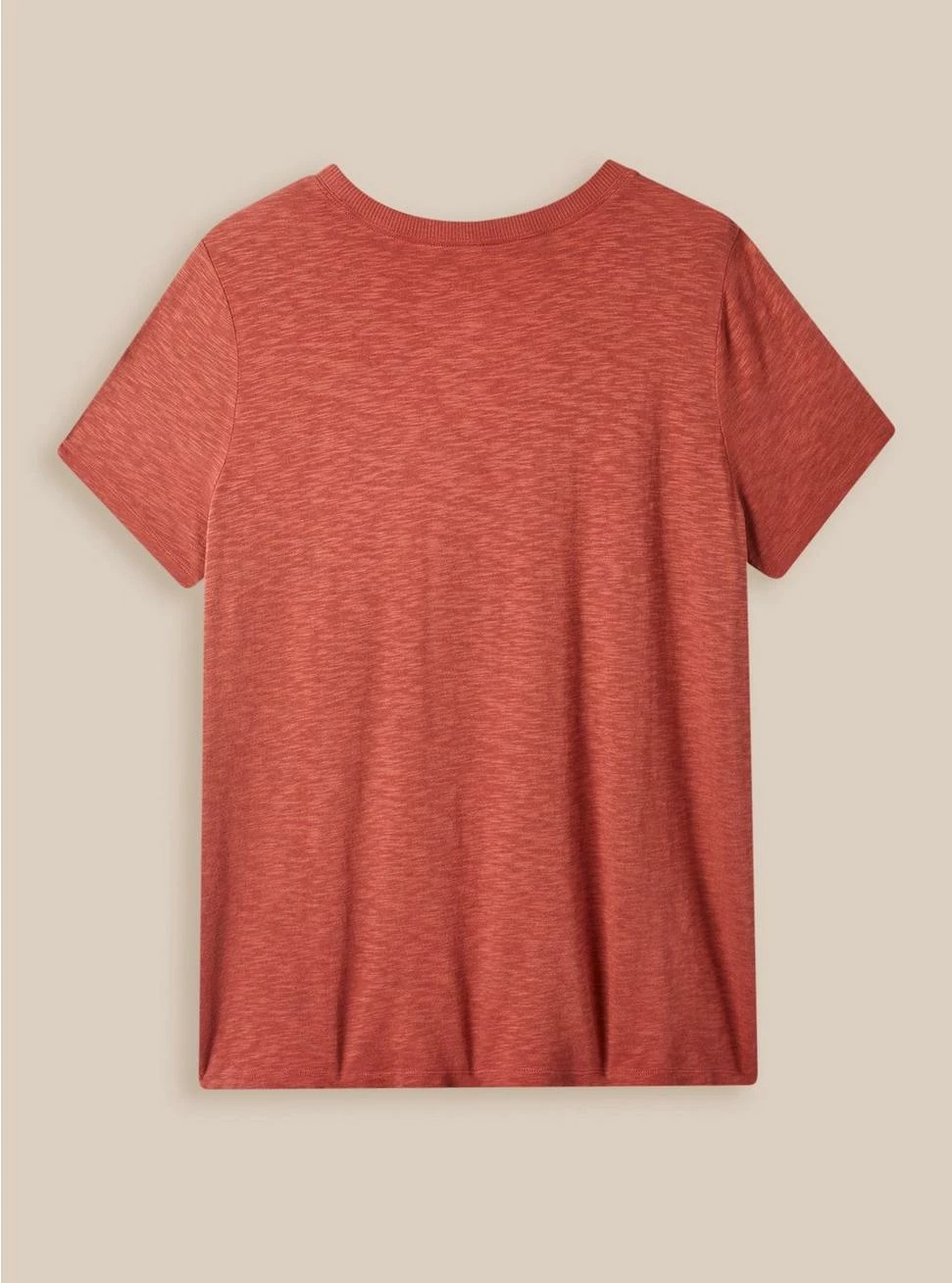 Null Peace Heart Vintage Crew Neck Embroidery Tee - Image 3