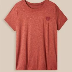 Null Peace Heart Vintage Crew Neck Embroidery Tee