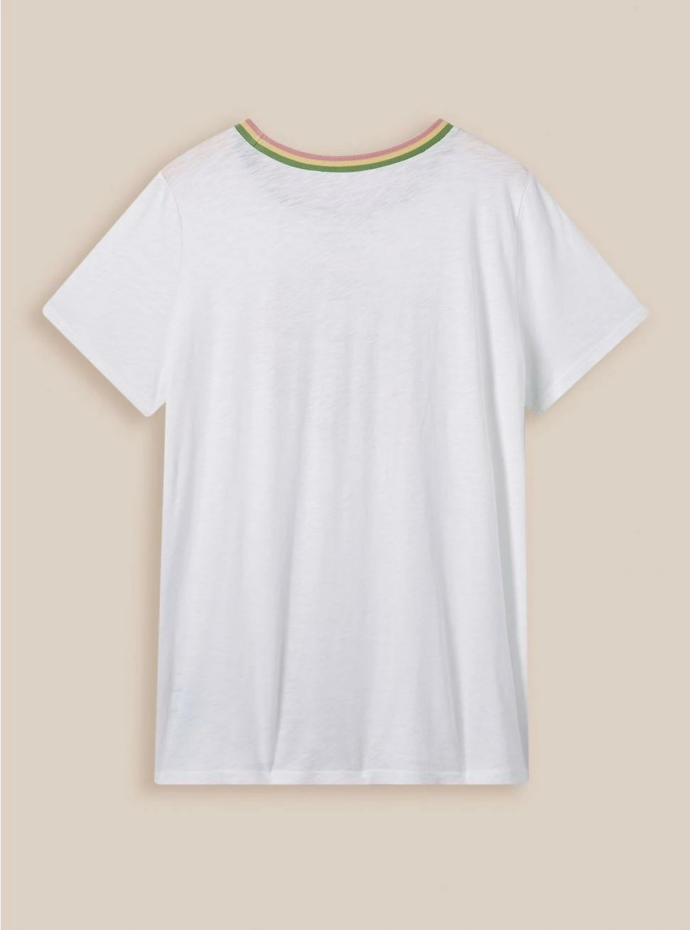 Null My Own Luck Classic Fit Cotton Crew Neck Ringer Tee - Image 3