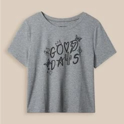 Null Good Days Super Soft Rib Short Sleeve Baby Tee