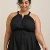 TORRID Georgette Surplice Peplum With Hardware