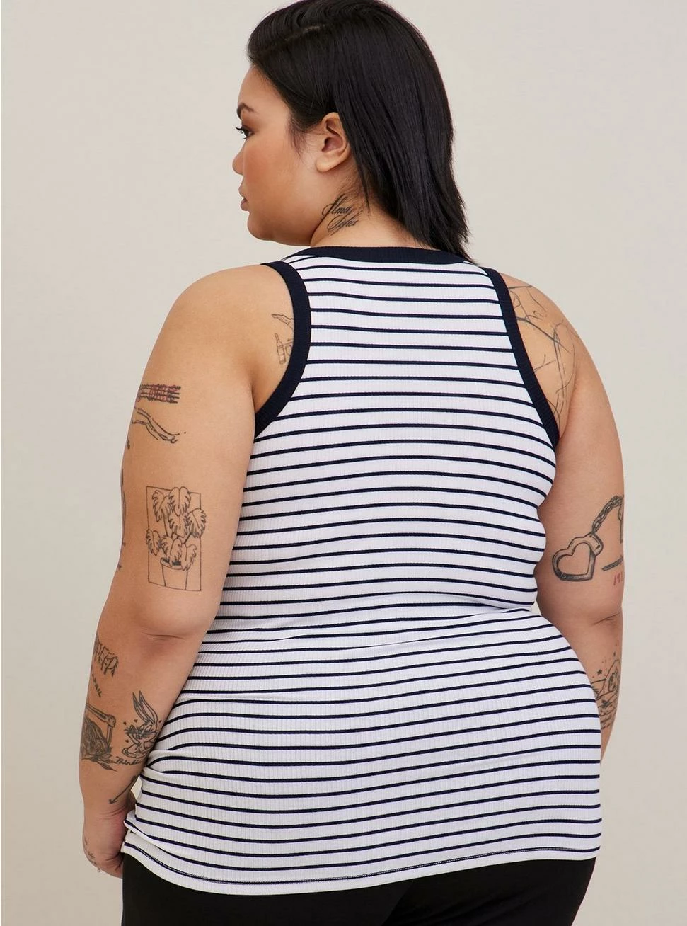 TORRID Super Soft Rib High Neck Tank Top - Image 3