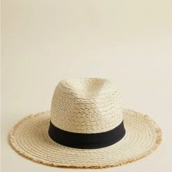 Null Frayed Edge Panama Hat