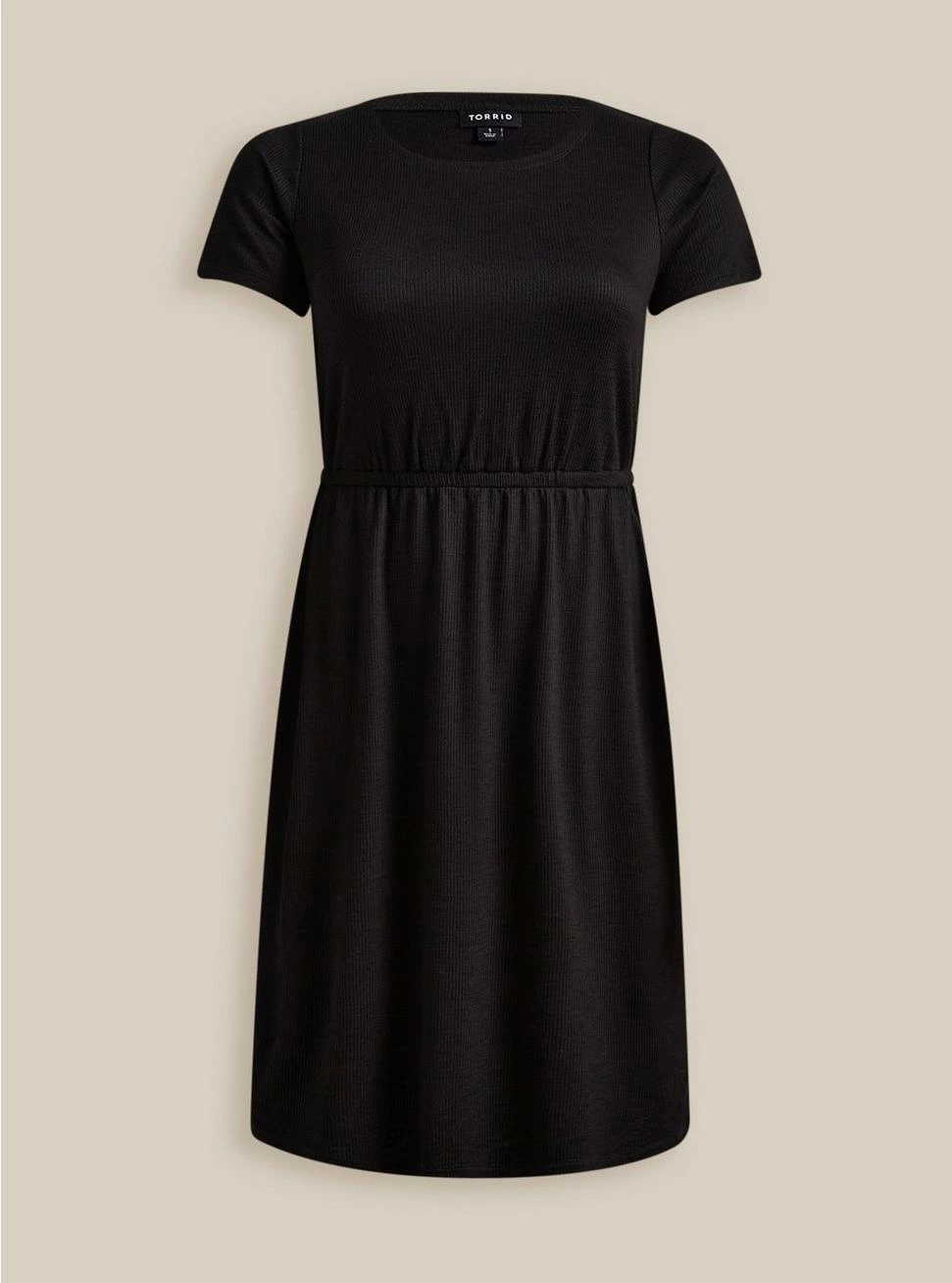 TORRID At The Knee Slub Rib Slit T-Shirt Dress - Image 4