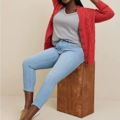 TORRID Cable Boyfriend Cardigan Sweater