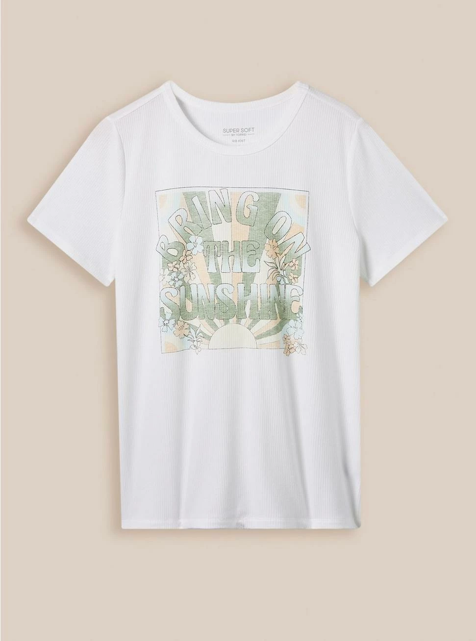 Null Bring The Sun Super Soft Rib Crew Neck Tee