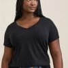 TORRID Girlfriend Signature Jersey V-Neck Tee